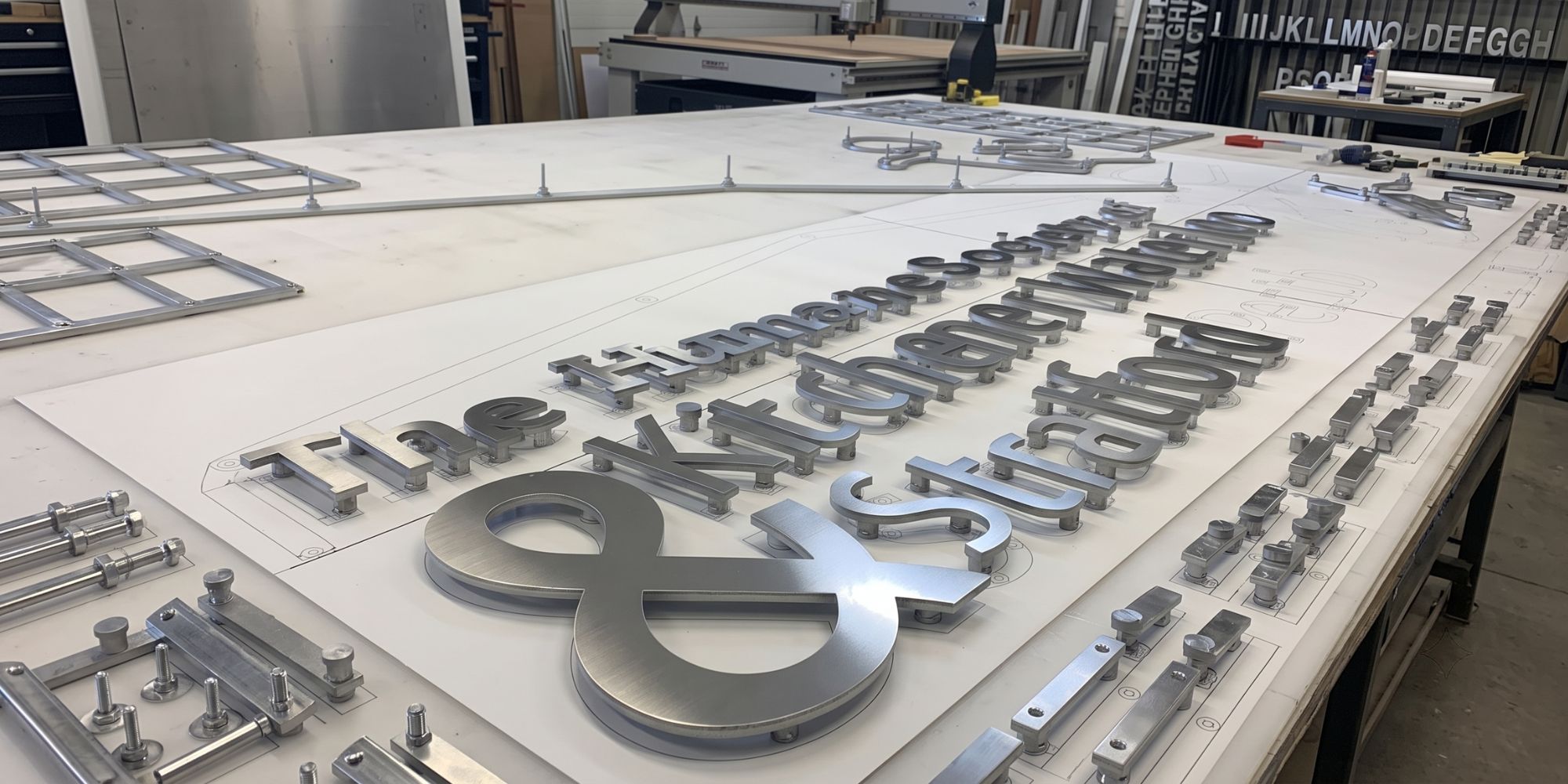 Huruf Timbul Stainless Steel Wikisa Advertising