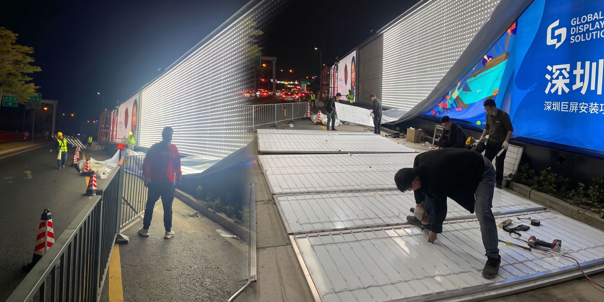 Jasa Outdoor Fabric Lightbox Gedung