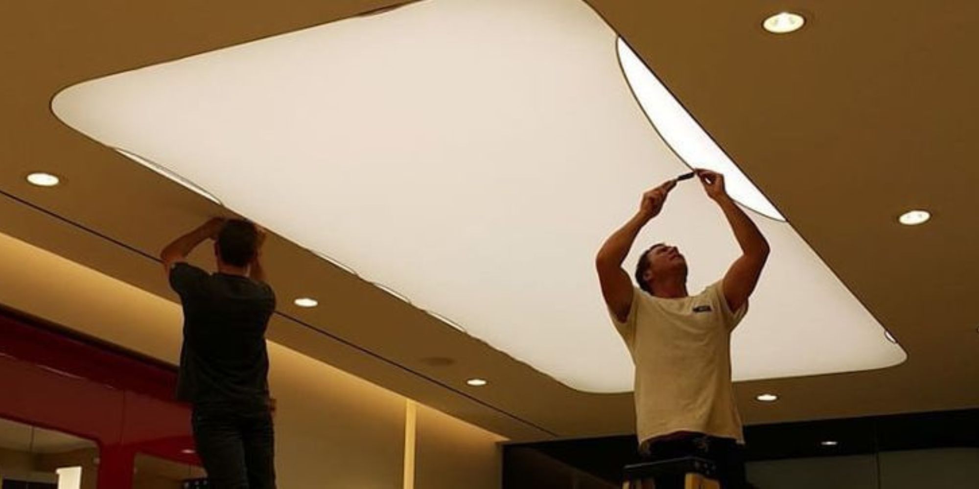 Jasa Pasang Stretch Ceiling Profesional