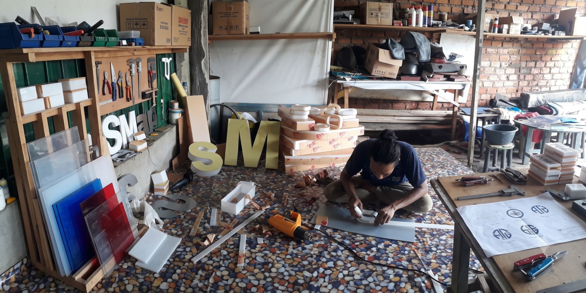 Jasa Pembuatan Huruf Timbul Wikisa Advertising