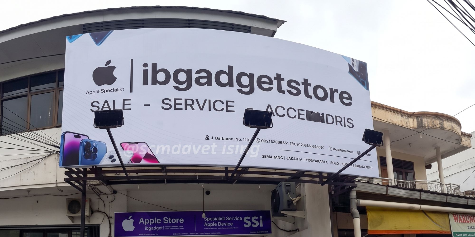 Jasa Pilar Iklan dan Signage Toko Wikisa Advertising