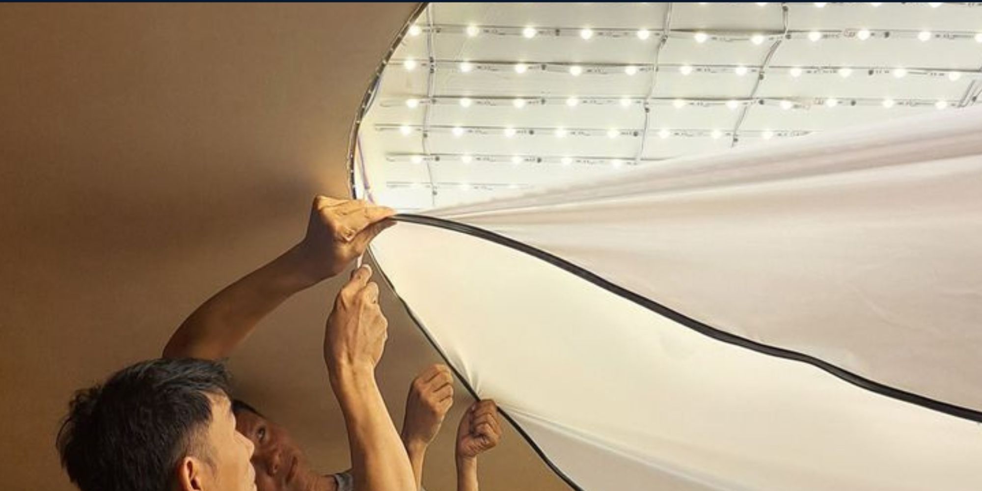 Jasa Stretch Ceiling Modern Wikisa Advertising