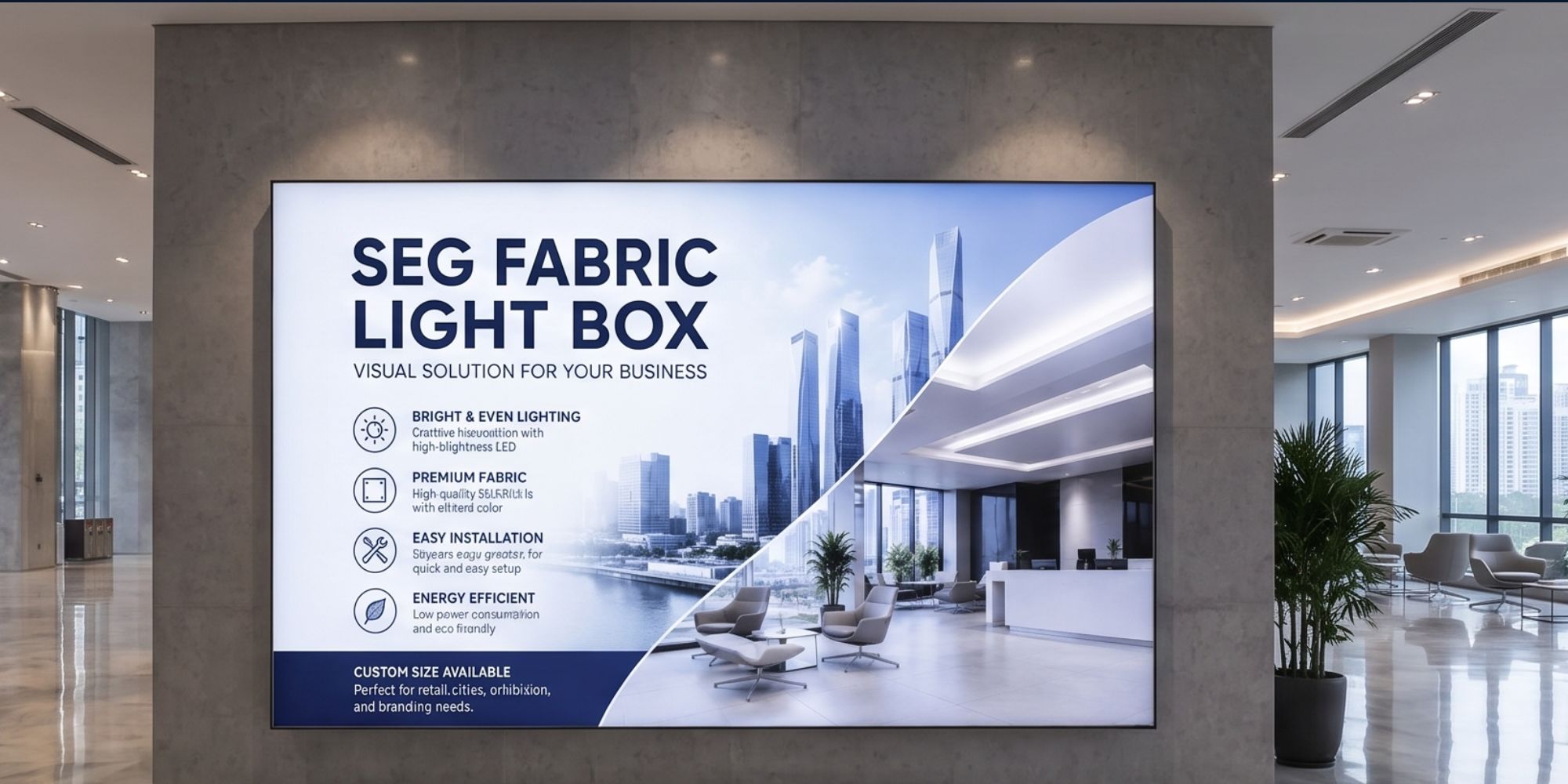 SEG Fabric Lightbox untuk Branding yang Presisi